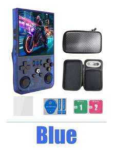 1 Máy chơi game cầm tay mới có màn hình HD 4.0 inch, tích hợp 18000 trò chơi cổ điển hoài cổ, 26 GBA/FC, trình giả lập Arcade cổ điển, cần điều khiển kép, máy chơi game cầm tay PSP mã nguồn mở hỗ trợ chế độ chơi hai người, món quà hoàn hảo cho kỳ nghỉ lễ. - Nhiều màu - Xem 16