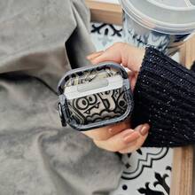 1 pieza Funda de auriculares Pro 3 con diseño de diablillo de graffiti de dibujos animados originales, Funda protectora Pro 2/3 - Multicolor - Ver 4