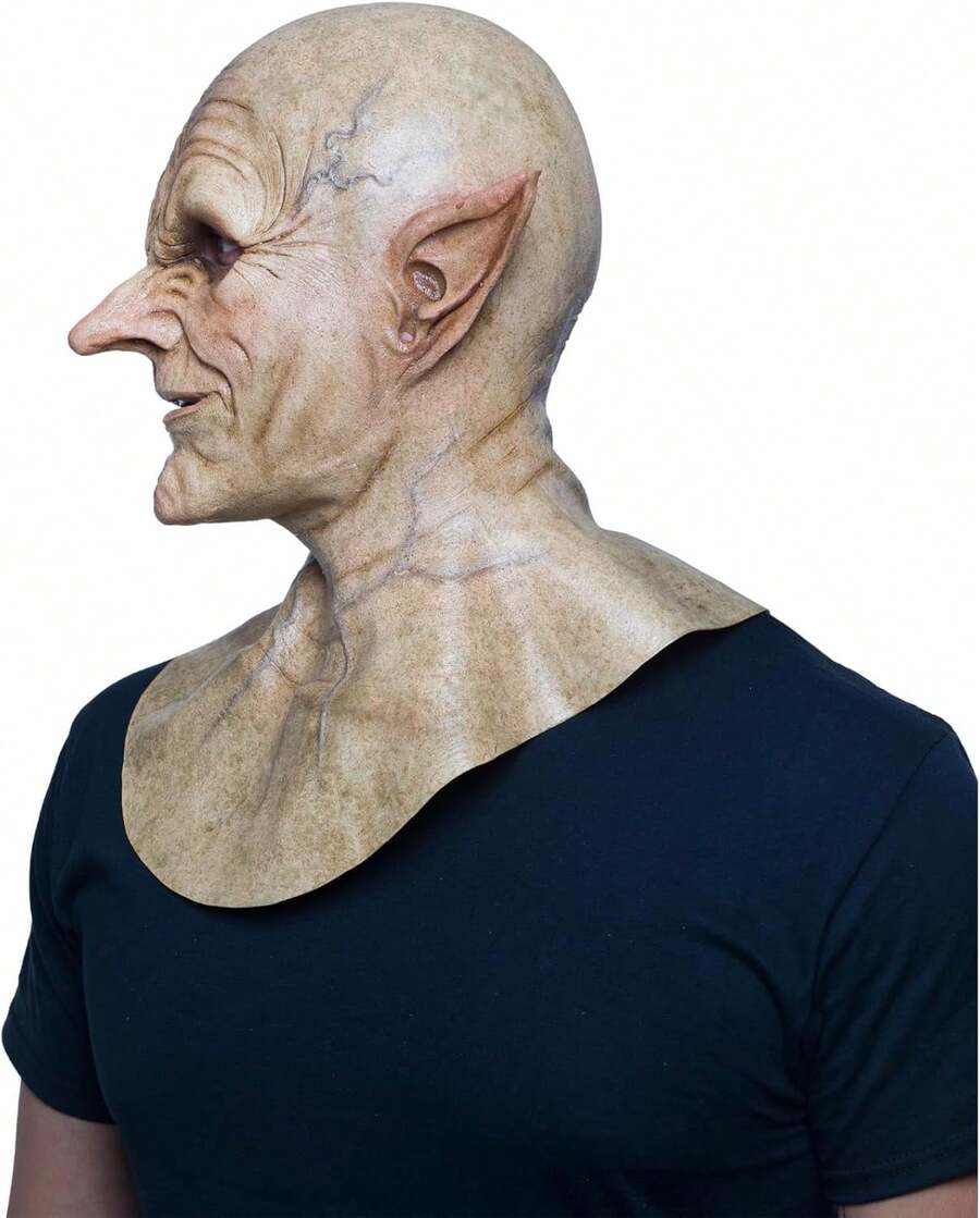 áscara de Duende,áscaras de Goblin del Bosque Leprechaun para Halloween y Fiestas de Disfraces - 1 - Ver 1