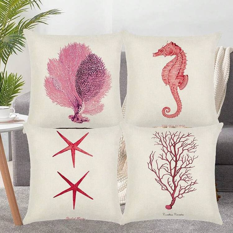 Decorative Pillows - 紅色的 - 查看 13