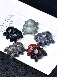 Exquisite Natural Crystal Carving Spider Unique Design, Healing Crystal, Stones Containing Energy, Energy Healing Meditation Stone, Perfect For Home Decor & Gift Giving, For Pocket Decoration, For Holiday Gift, From The Brand CUPIDCRYSTAL - Spider - View 7