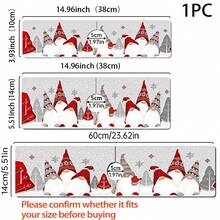 1pc Christmas Theme, Christmas Gnome Pattern Diatom Mud Faucet Absorbent Pad-Anti-Slip, Moisture-Proof And Splash-Proof Guard, Suitable For Kitchen And Bathroom Countertops.