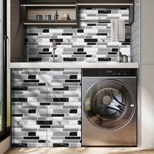 Wall Paper - Grey Mosaic Brick - View 7