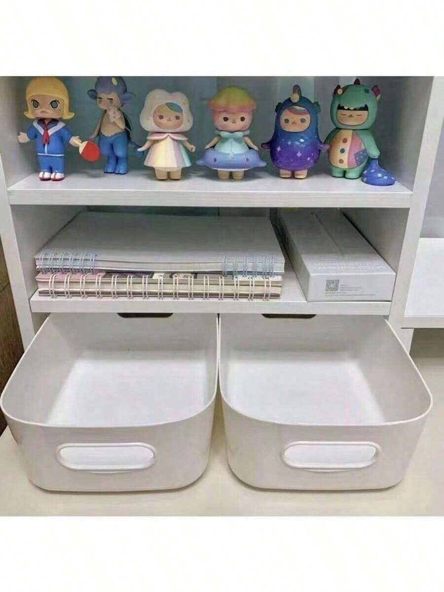 1/3件套抽屉式收纳盒，大容量多功能收纳篮，家用化妆品和丝袜收纳盒