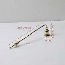 1pc Durable Multi-Color Metal Candle Snuffer - Elegant Handle Design, For Extinguishing Flames, Holiday Home Decor Gift, Suitable For Christmas, Valentine's Day, Birthday, Thanksgiving, Holiday Accessories | Refined Style | Sturdy & Durable - Multicolor - View 6