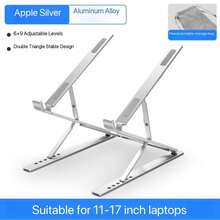 New N8 Laptop Stand, Aluminum Alloy Portable Desktop Computer Holder, Foldable Suspended Dual-Layer Stand, Sturdy Support For Laptop - Multicolor - View 13