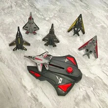 6pcs Launching Fighter Plane Toy, Simple Shooting Toy Plane, Outdoor Entertainment, Christmas Gift - Multicolor - View 9