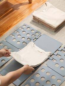 1 件衬衫折叠板，T 恤折叠板，T 恤文件夹，衣服折叠板，塑料洗衣文件夹，方便快捷，适合成人和儿童折叠衣服，春季，简单，夏季衬衫 - 彩色 - 查看 3