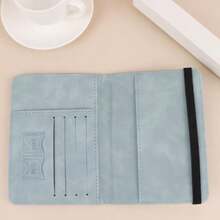 1 Piece Of PU Leather Passport Bag, An RFID Multi - Card Slot And Multi - Function Passport Document Cover. There Are 3 Colors Of Blue, Pink And Black To Choose From. It Symbolizes The Convenient And Orderly Travel, The And Reliable Document Management, And The Fashionable And Practical Design.