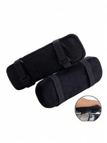 1 Stück ergonomisches Memory-Schaum Armauflagen-Kissen für Bürostuhl - universell passende Ellbogenstütze für Druckentlastung, bequeme Armauflagen-Abdeckung für Schreibtischstuhl, Rollstuhl, Sitzkissen Bürobedarf, Stuhlkissen Gaming-Stuhl Schreibtisch-Zubehör - Verschiedenfarbig - Übersicht 8