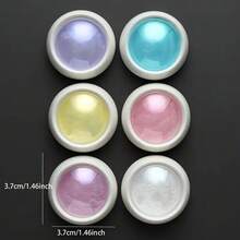 12pcs/Set Aurora Nail Powder Purple Pink Blue Chrome Glitter Pigment Dust UV Gel Polish Nail Art Dipping Powder Manicure - 彩色 - 查看 4
