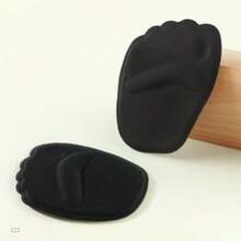 Forefoot Cushioning Insole - Relieves Foot Pain, Washable And Reusable, Ideal For High Heels - Black - View 5