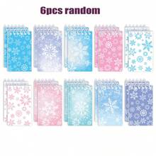 12 件雪花螺旋笔记本、学生笔记本、单词笔记本、螺旋笔记本、材料笔记本、便签本、学校用品、学生奖品、派对便签本、返校用品、圣诞便签本 - 彩色 - 查看 16