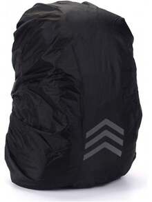 VINGVO Funda Impermeable para Mochila, Impermeable, Ligera, Color Negro, Fácil de Guardar para Viajar (XL (para 60-70L) - 1 - Ver 10