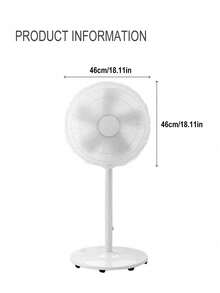 1 件风扇罩，圆形，通用，白色，防尘，涤纶，透气，保护套，家居必需品，清洁，收纳，夏季，圣诞节，新年 - 彩色 - 查看 2