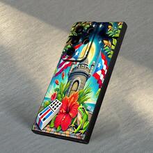 A Creatively Designed And Popular TPU Phone Case With The Puerto Rico Flag, Suitable For Samsung Galaxy Series Phones Including A05, A15, A14, A13, A52, A23, A53, A54, S23, A32, A25, S20, S21, S24, Fe, Uhd, 4G, And 5G. - 黑色 - 查看 3