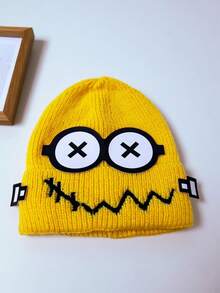 1 件女士趣味机器人针织帽，时尚百搭无檐帽，适合外出和派对，秋冬季 - 多色 - 查看 12