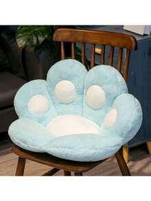 1PC Cartoon Bear Paw Half Wrap Around Cushion, Office Seat Cushion, Cat Paw Cushion, Home Decor, Christmas Decor Holiday Cushions Cushions For The Home