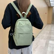 男性と女性のための新しい多機能防水バックパック、軽量旅行バックパック、アウトドア登山クロスボディバッグ - ベージュ - チェックする 5