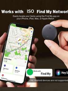 Lokalizator GPS AirTag, alternatywa dla globalnego lokalizatora, lokalizator GPS, alarm antyzaginieniowy dla zwierząt, lokalizator samochodowy, precyzyjne śledzenie zdalne, wybieranie jednym dotknięciem, wytrzymała bateria, wodoodporność IP67, lokalizator GPS kompatybilny z platformą "Find My Global", odpowiedni dla osób starszych, dzieci, zwierząt domowych, samochodów, kluczy, toreb, przypomnienie o zgubieniu i śledzenie, tylko iOS - Wielokolorowe - Zobacz 4