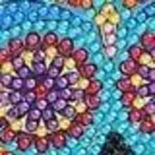 Set de 10 suporturi pentru pahare cu diamant DIY, cu suporturi, kituri de artă cu diamant rotund pentru începători, covorașe pentru băuturi cu design de craniu