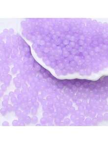 50Pcs 8mm Galaxy Glitter Round Beads Resin Loose Spacer Beads For Jewelry Making DIY Bracelet Earring Necklace Accessories