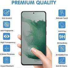 3片装钢化玻璃屏幕保护膜，兼容Pixel 9、Pixel 9 Pro、Pixel 9 Pro XL、Galaxy S25/S25 Plus/S24/S23、Redmi A5、Note 13、Note 12、Realme 10、C63、C61、Oppo Reno 7、Reno 8、Reno 10。日常、办公和居家使用必备屏幕保护膜。防水、防震、防摔、防刮。 - 黑色 - 查看 2