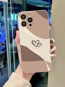 Kreative, bunt bemalte, rutschfeste, modische Kontrast-Farbhandy-Hülle kompatibel mit iPhone 11, 12, 13, 14, 15, 16 - Antikweiß - Übersicht 4
