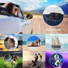 Outdoor 500x25 Portable Adult Binoculars, High-Definition Long-Range Binoculars, DurablePrism Professional Binoculars, Suitable For Concerts, Birdwatching, Hunting, Camping, Hiking And Other Daytime Activities. A Perfect Gift For Christmas, Halloween And Other Holidays! - 1pcs - 查看 2