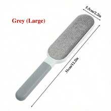 1 件双面宠物毛发去除刷，手动除毛器，宠物猫狗毛发清洁去除刷，手动静电粘合宠物毛发除尘刷，适合猫狗主人、多宠物家庭、宠物美容店、可重复使用的衣物毛发去除器，适用于衣服、床上用品、沙发、家具、地毯、家庭清洁工具、宠物清洁用品、宠物清洁配件