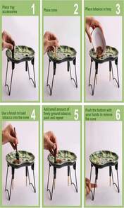 Free Boy 85x35 Inch Metal Rolling Tray Cone Loader For King Size&Amp;1 1_4 Size Pre Rolled Cone,Cone Pre Roll Machine Includes Foldable Stand Cone Filler,Filler Funnel &Amp; Packer-Black&Amp;Green - ColorC - 查看 4