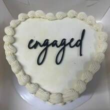 DAcrylic Black Engaged Cake TopperEngagement Cake Topper Engagement Party Decorations Bride To Be Bridal Shower Bachelorette Party Plies10 - như hình ảnh - Xem 6