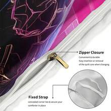 1 Set Of 3 Pcs Basketball Game Controller Duvet Cover Set - 1 Duvet Cover, 2 Pillow Shams (No Filling), High Definition Printed, Suitable For Home Bedroom - Multicolor - View 7