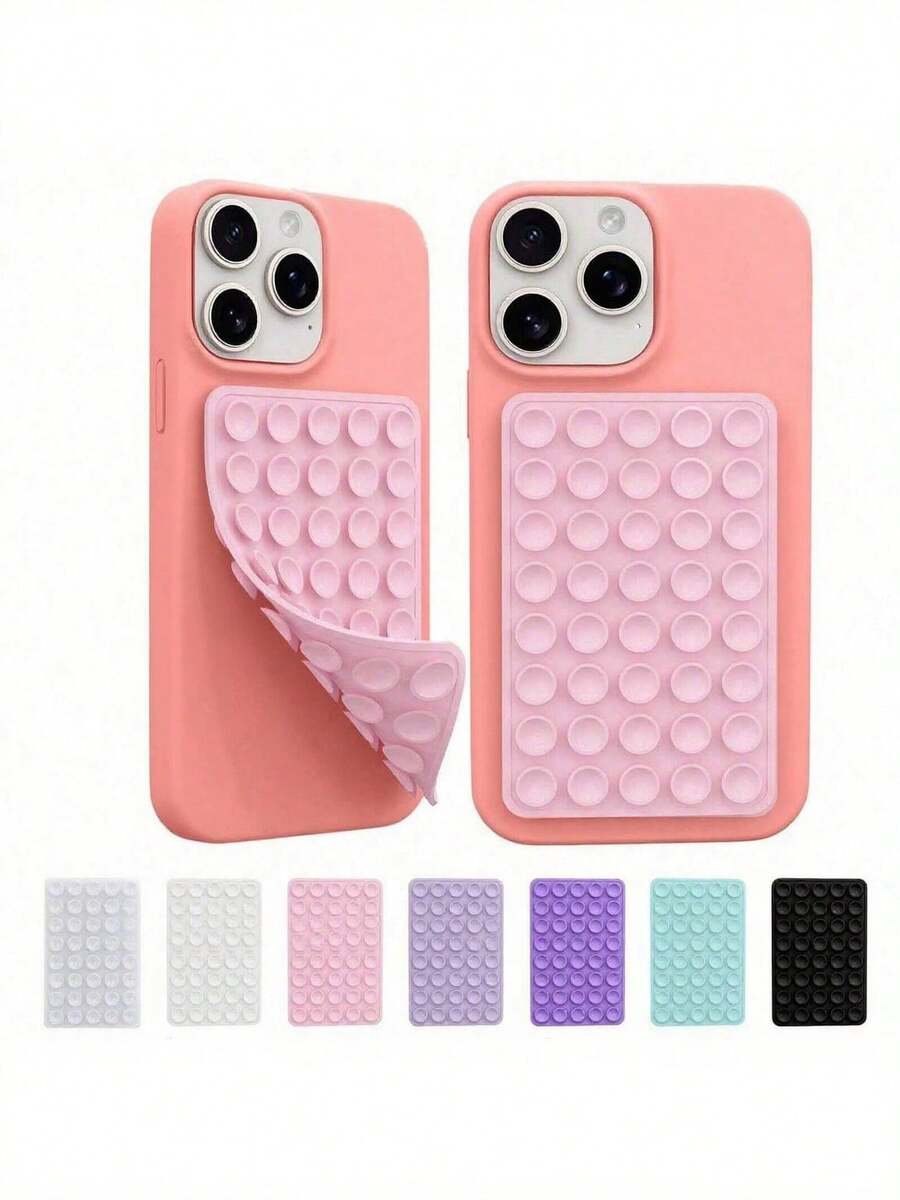 1个硅胶吸盘手机壳支架，Octobuddy品牌粘性手机支架，适用于万圣节、圣诞节和其他节日，可作为礼物赠送。