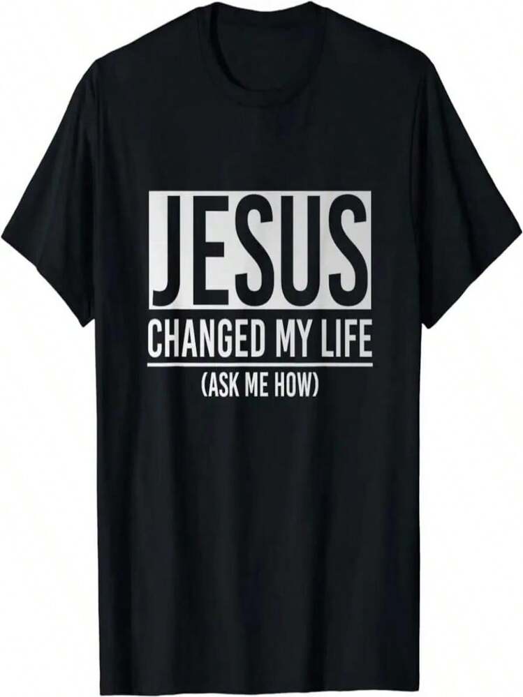 Jesús es el Rey Camiseta Fe cristiana y Escritura Camiseta de estilo unisex Gráficos para hombress y mujeres Camiseta impresa personalizada - Negro - Añade 1