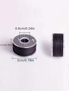 25pcs Sewing Machine Thread, Assorted Color Spool Bobbin Thread, Hand Sewing Thread For Clothes, Sewing Machine Bobbin Thread, Mini Easy, Handheld Punching Thread, Pre-Wound Bobbins, DIY Embroidery Thread, Sewing Machine Thread, Bobbin Thread, Hand Sewing Thread For Clothes, Shuttle Core Box Thread - Suitable For Household Sewing Machines - Multicolor - View 8