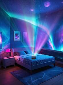 Wireless Remote Control USB Powered LED Star Sky Projector, Affordable Birthday Gift For Game Room/Bedroom, Small Night Light, Meditation Light, Sleep Aid, Ceiling, Star Sky, Room Decor, Home Decor, Lighting Projector