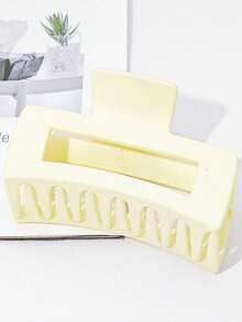 1 Stück/2 Stück/3 Stück Minimalistische hochwertige elegante quadratische Kunststoff Haarklammern für Damen, vielseitig für den täglichen Gebrauch und die Verwendung unter der Dusche, Winterhaaraccessoires, modische Haarspangen