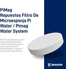Nikken - Recambio de filtro PiMag MicroSponge: atrapa sedimentos e impurezas, mejora la calidad del agua, filtración duradera - Garantía de 3 meses - negro - Ver 2