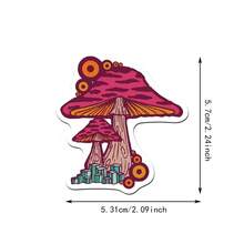 Cartoon Mushroom Graffiti Stickers - Creative Cute Waterproof Graffiti Stickers For Luggage & Water Cup Decoration