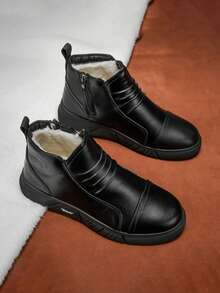 Giày Owens Rick ngoài trời vải bạt đen chất lượng cao Giày Owens nam Jumbo ren Giày thể thao nữ Thời trang thường ngày Giày bốt & giày thiết kế Owens - màu đen - Xem 6