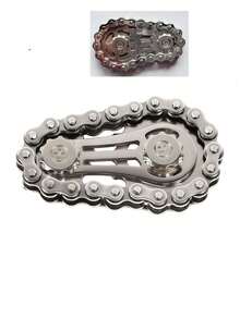 Nuevo juguete antiestrés de giro de dedo con cadena de engranaje de rueda de coche creativa para adolescentes