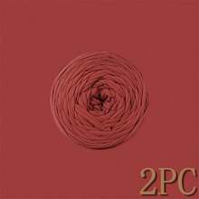 1/2pcs T-Shirt Yarn, Large 300g ± 20g T-Shirt Yarn Roll - 2cm Wide, Woven Fabric Knitted Yarn, Soft & Versatile For DIY Crafts, Used For Crocheting And Knitting Bags, Cushions, Dolls, Blankets, Slippers, Handicraft Crochet Projects, Available In Multiple Colors, Multicolor Yarn | Polyester Yarn | Acrylic Yarn | Crochet Yarn | Crafting Yarn | Vibrant Yarn Balls | Versatile Crafting Material, Knitting Accessories And Supplies