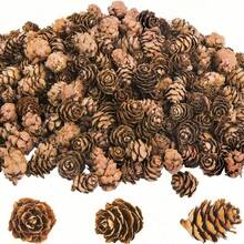 50/30/10 piezas Piñas artificiales, prácticas mini piñas decorativas para fiestas de otoño/invierno, piñas falsas realistas para coronas de Navidad, decoración del hogar, decoración rústica de piñas - Tamaños grandes, medianos y mini, adecuados para mesas, árboles, decoración del hogar, manualidades de Navidad, decoración de dormitorio de otoño, decoración del hogar con plantas falsas, decoración de habitaciones navideñas