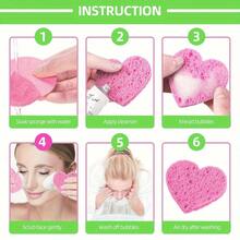 Esponja Facial de Celulose Comprimida, Conjunto de Esponja Facial Comprimida, Esponja Facial de Compressão, Esponja Facial de Celulose, Esponja de Terapia de Água Profissional para Maquiagem, Exfolia Efetivamente, Macia e Durável, Suave na Pele, Sem Odor e Confiável, Boa Absorção de Água, Pode Ser Reutilizada, Adequada para Mulheres, Meninas, Casa e Viagem, Facial, Máscara Esfoliante, Remoção de Maquiagem para Viagem e Casa, Limpeza de Poros, Massagem Facial. Para Presente de Natal