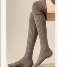 1/2/3 أزواج جوارب طويلة للنساء تصل إلى الركبة، جوارب رفيعة طويلة للربيع والصيف والخريف، مناسبة للنساء الحوامل، مانعة للانزلاق، جوارب طويلة لتناسب الأحذية الطويلة وتنانير JK، بطراز Y2K