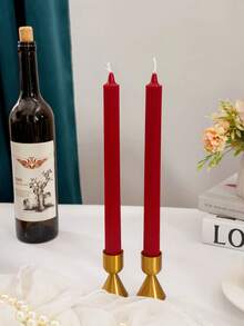 Christmas Aromatherapy Candle Center Decoration, Multiple Home Decoration Candles, Wine Red Christmas Slender Candles, Suitable For Christmas Gift Decoration, Women's Gifts, Close Friend Gifts, Winter Gifts,Scented Candle Christmas Decorations Room Decor, Christmas Gifts - Burgundy - View 9