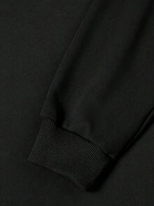 Men Zip-Up Hoodies - Black - View 5