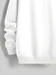 Sudadera con capucha versátil y de moda para hombres en Halloween, primavera y otoño - Blanco - Ver 4