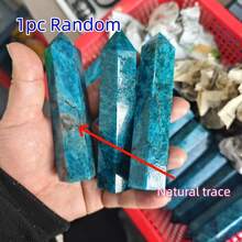 1pc Fire Quartz Tower Crystal Wand - Unique Decorative Piece With Genuine Natural Quartz Crystal And Sleek Wand Design - Compact Size 7-9cm For Enhancing Home Ambiance - 1 Pc Random - View 16